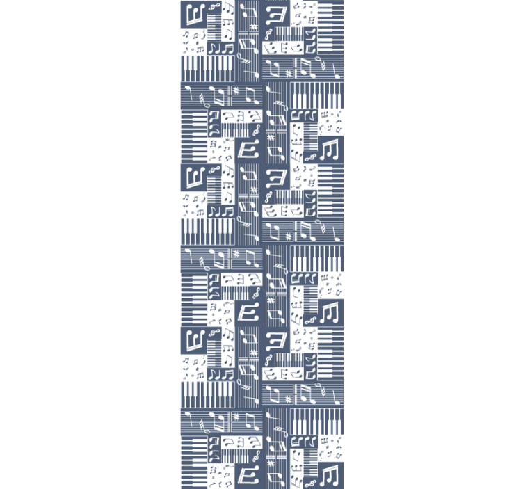 Rullgardin tonåringar musikalisk piano - Tenstickers