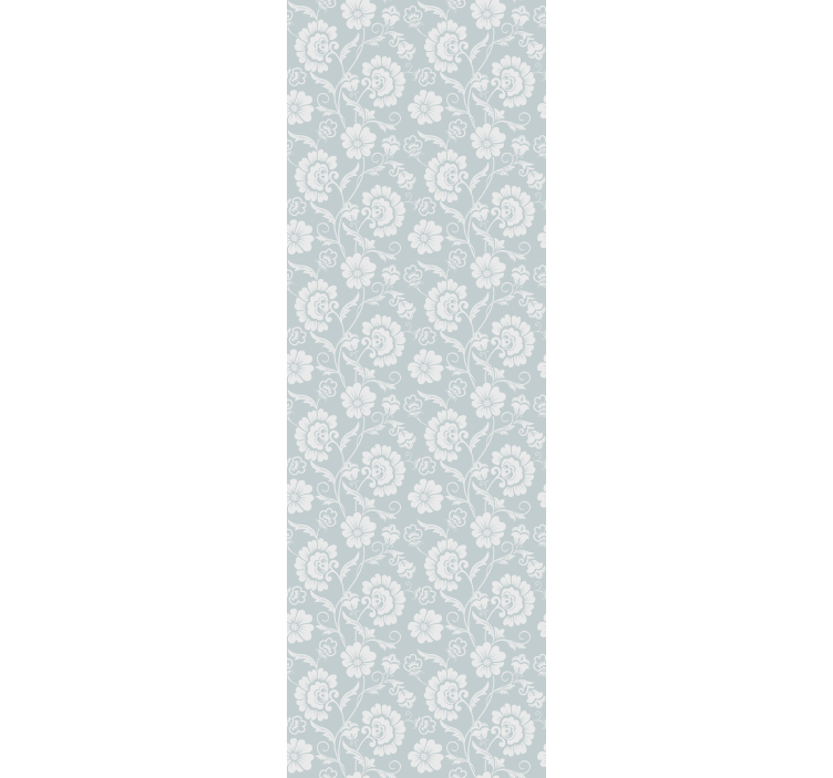 Rullgardin tonåringar blommig "granny chic" mönster - Tenstickers