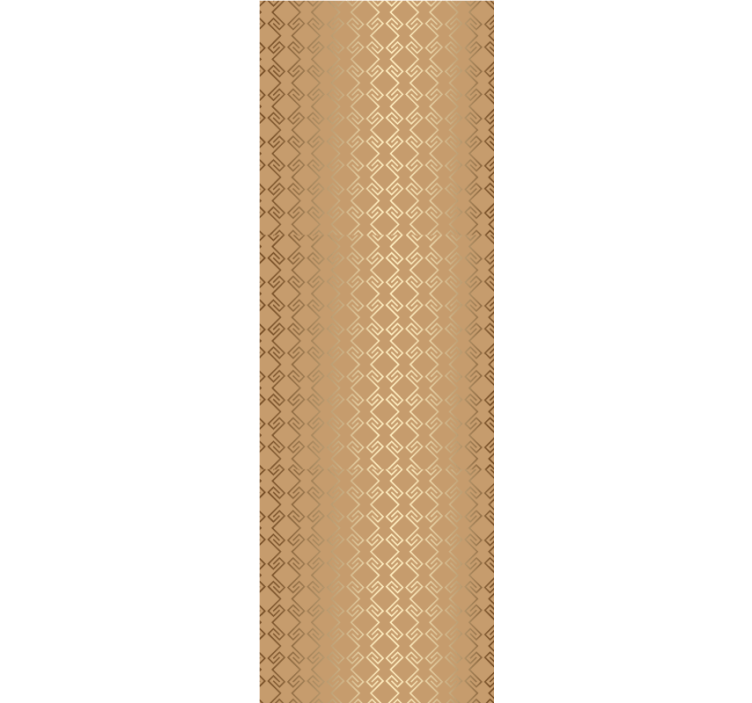 Rullgardin modern eklektisk stil art deco guldpelare - Tenstickers