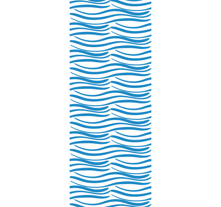 Rullgardin modern små vågmönster - Tenstickers