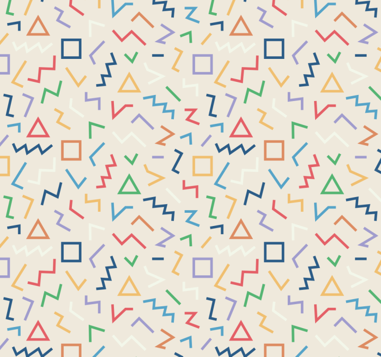 Rullgardin modern beige bakgrund med färgglada linjer - Tenstickers