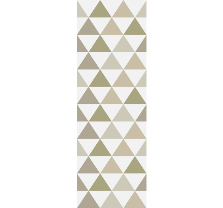 Rullgardin modern trianglar i olika beige nyanser - Tenstickers