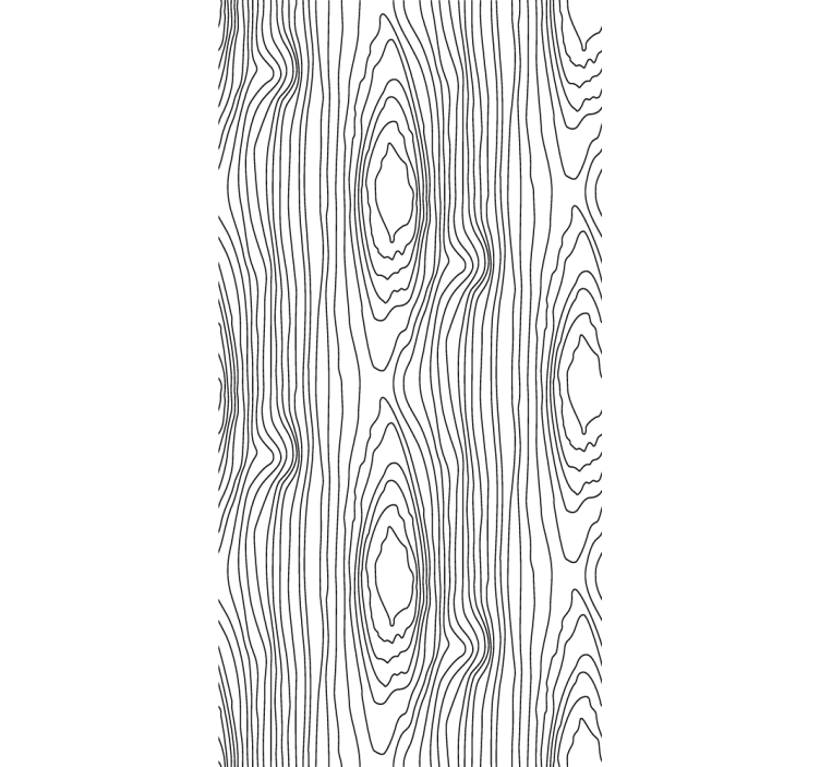 Rullgardin modern svarta naturstripes - Tenstickers