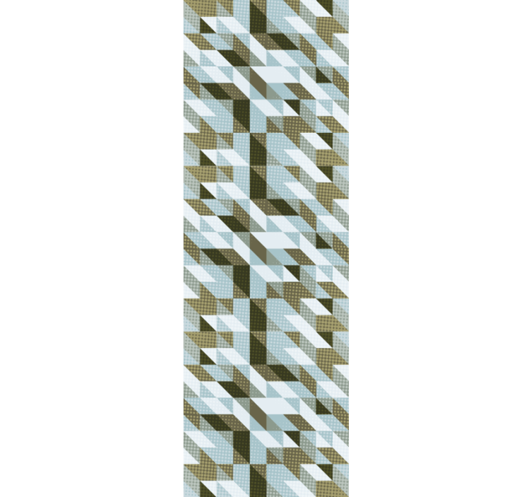 Rullgardin modern moderna trianglar - Tenstickers
