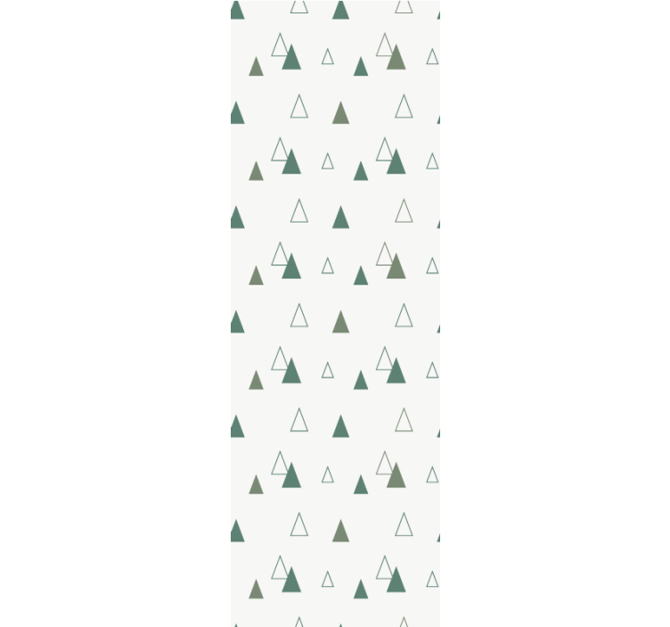 Rullgardin modern trianglar naturfärger - Tenstickers