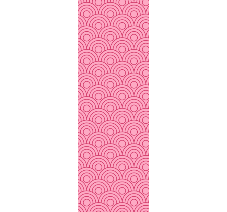 Rullgardin modern i mörk och ljus rosa form - Tenstickers