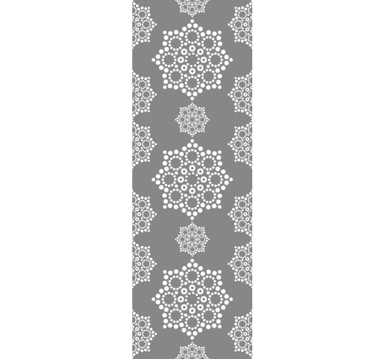 Rullgardin modern mandala prickmönster - Tenstickers