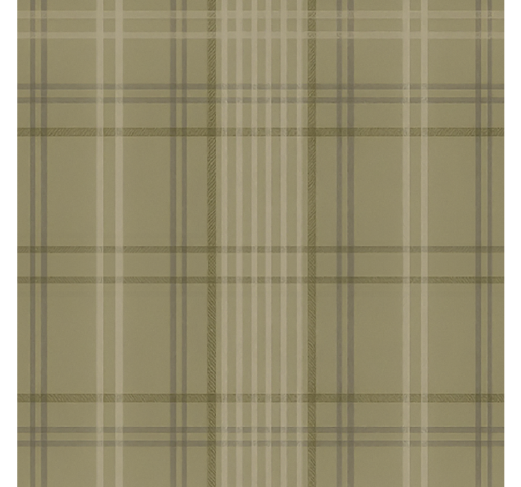 Rullgardin beige 1960-tals grå olivdesign - Tenstickers