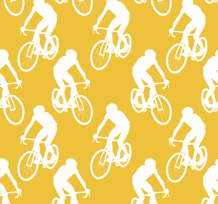 Rullgardin gul för cyklister - Tenstickers
