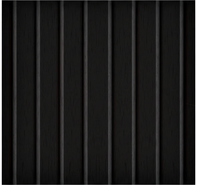 Rullgardin elegant rustik svart panel - Tenstickers