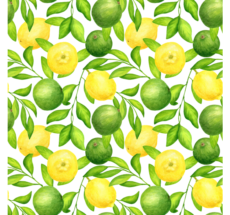 Rullgardin kök citroner och limor - Tenstickers