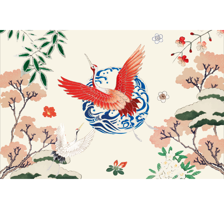Rullgardin vardagsrum chinoiserie - Tenstickers