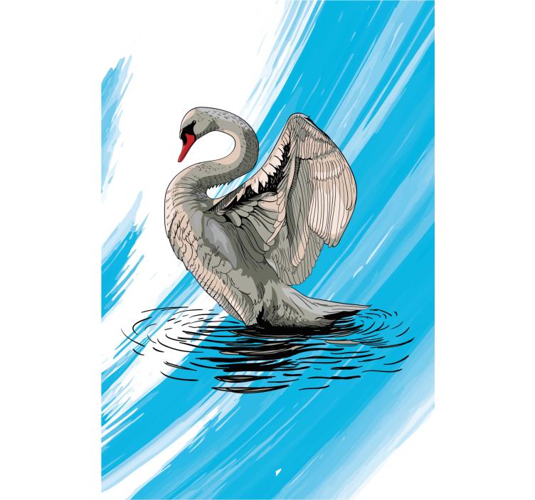 Rullgardin vardagsrum dra svan - Tenstickers