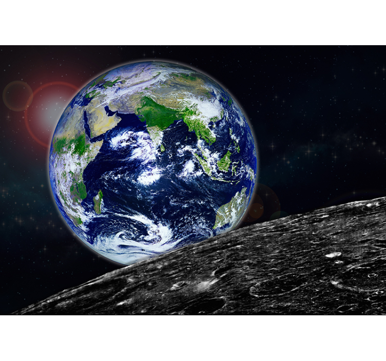 Svart rullgardin orbital perspektiv - Tenstickers