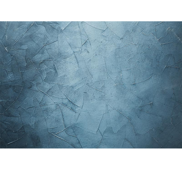 Rullgardin vardagsrum havblå vågmarmor väggtapet - Tenstickers