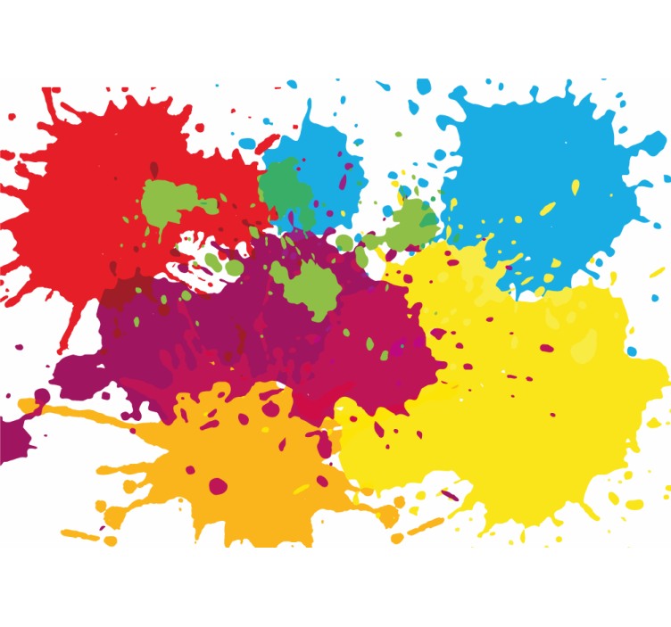 Rullgardin vardagsrum splash spots - Tenstickers