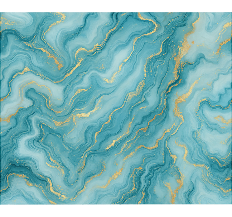 Rullgardin blå ljusblå marmor - Tenstickers