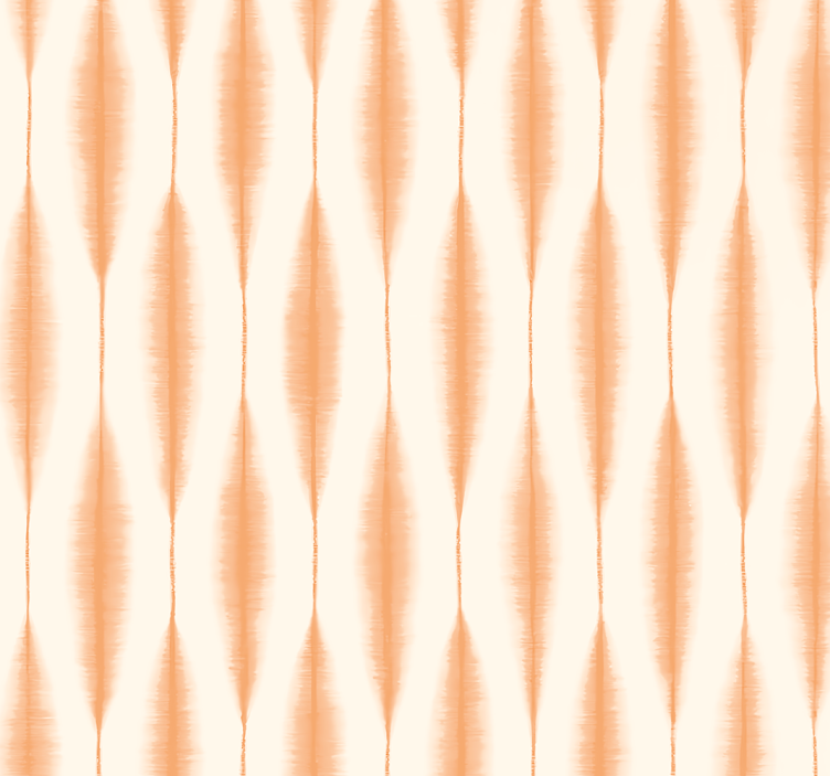 Rullgardin modern ikat kasuri orange - Tenstickers
