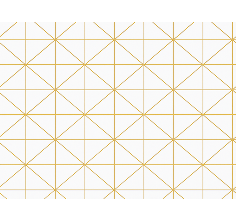 Rullgardin modern guld geometrisk - Tenstickers