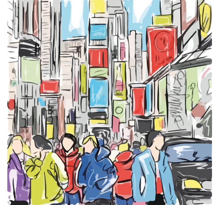 Rullgardin vardagsrum moderna personer från new york - Tenstickers