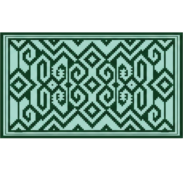 Rullgardin grön mapuche gröna färger - Tenstickers