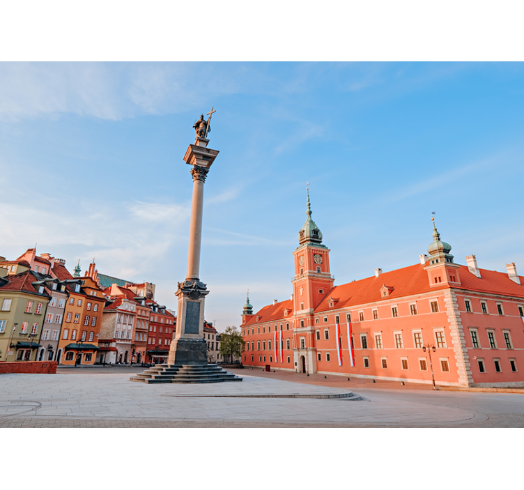 Rullgardin vardagsrum gamla stan i warszawa - Tenstickers