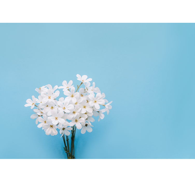 Rullgardin vardagsrum jazmin blå bakgrund - Tenstickers