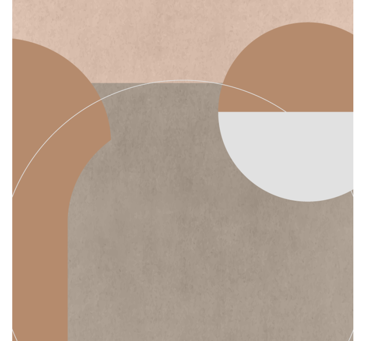 Rullgardin vardagsrum oregelbunden geometrisk stil - Tenstickers