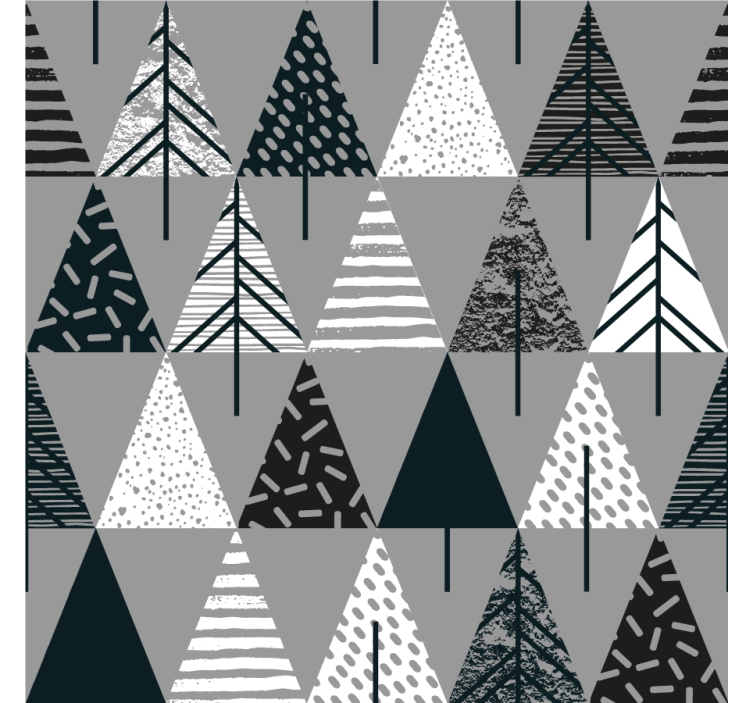 Rullgardin vardagsrum minimalistiska träd nordisk stil - Tenstickers