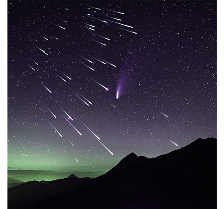Rullgardin vardagsrum meteorregn av stjärnfall - Tenstickers
