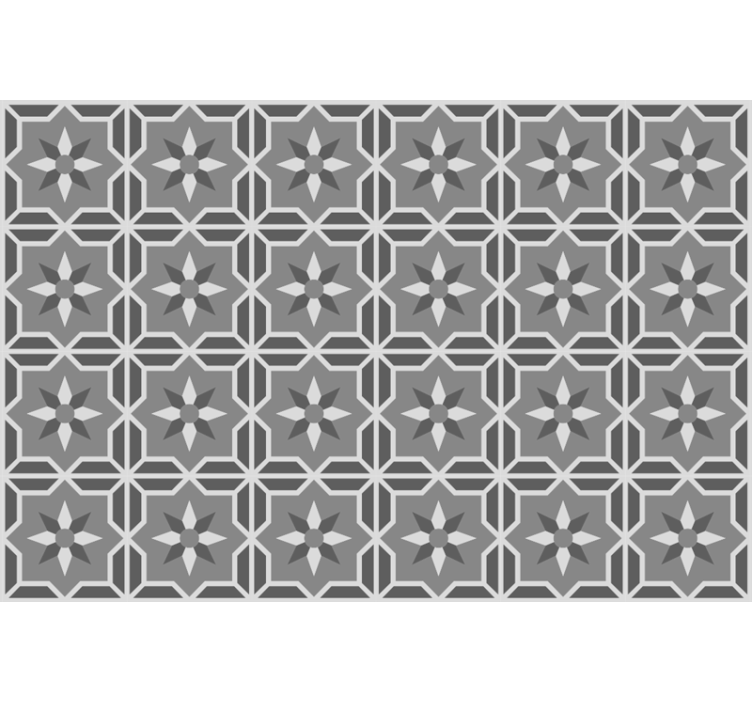 Rullgardin grå geometrisk med mjuk grå bakgrund - Tenstickers