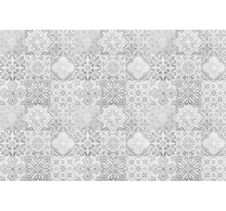 Rullgardin grå steneffekt mosaikmönster - Tenstickers