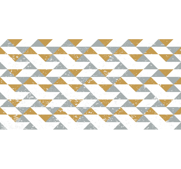 Vit rullgardin köksgeometrisk grunge - Tenstickers
