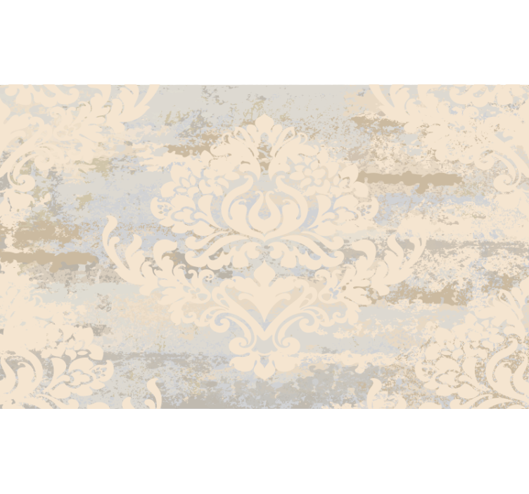 Rullgardin beige pusseltryck mosaik kräm - Tenstickers