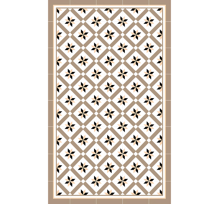 Rullgardin beige hydraulisk brun - Tenstickers