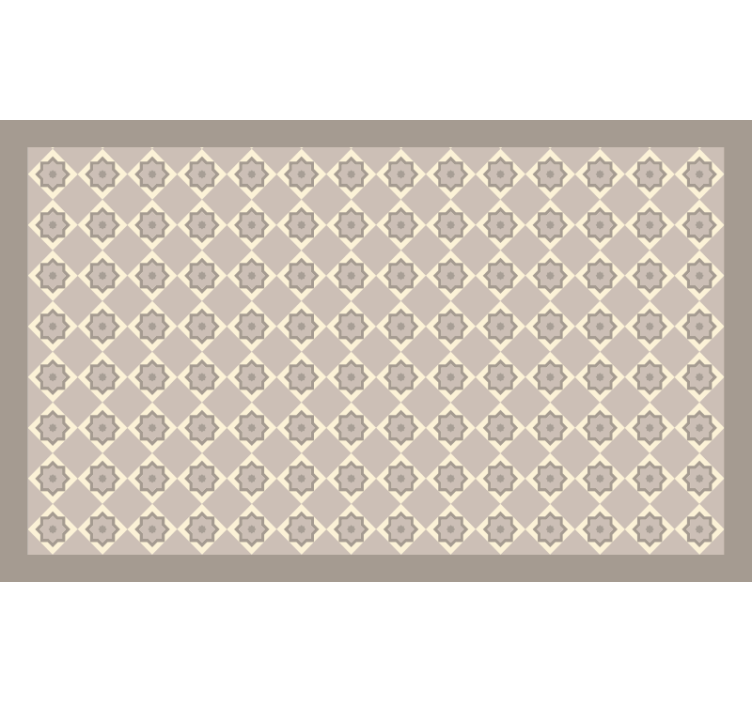 Rullgardin beige cementbeige plattor - Tenstickers