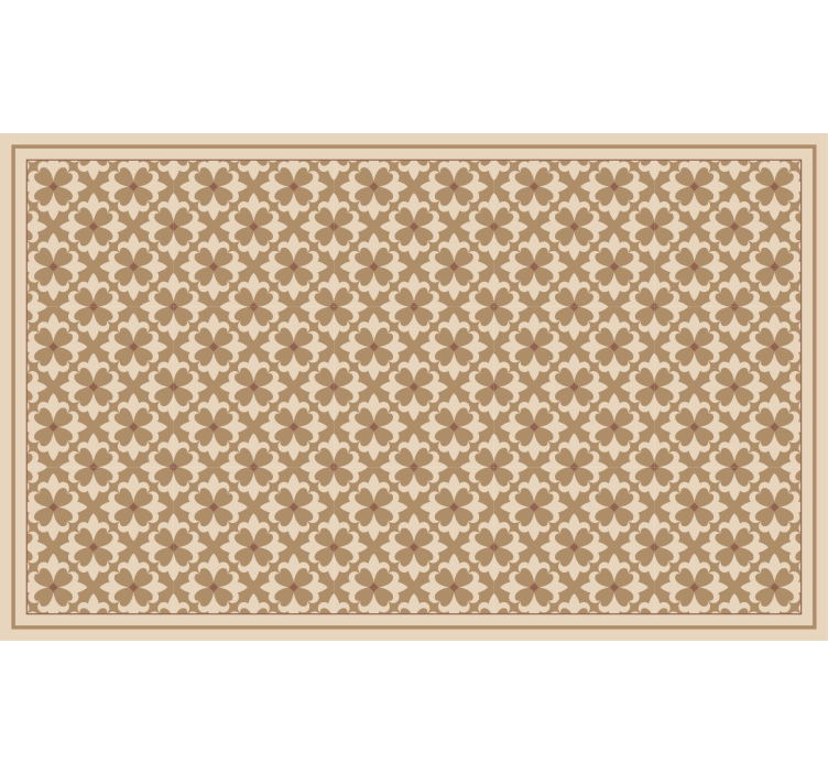 Rullgardin beige vintage beige rutmönster - Tenstickers