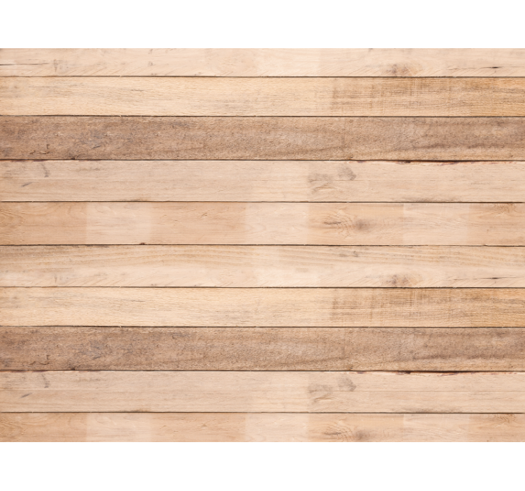 Rullgardin beige träplankor naturligt mönster - Tenstickers