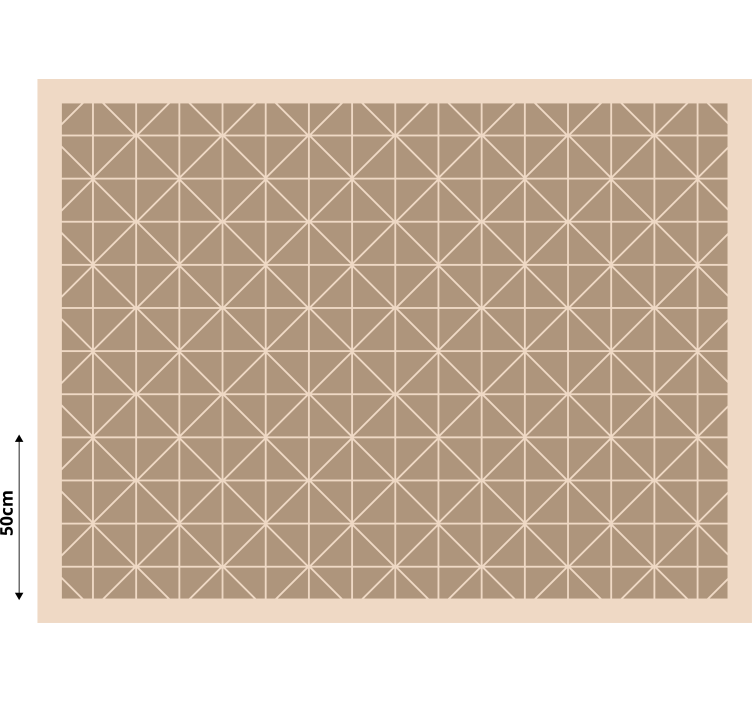 Rullgardin beige mönstrad platta - Tenstickers