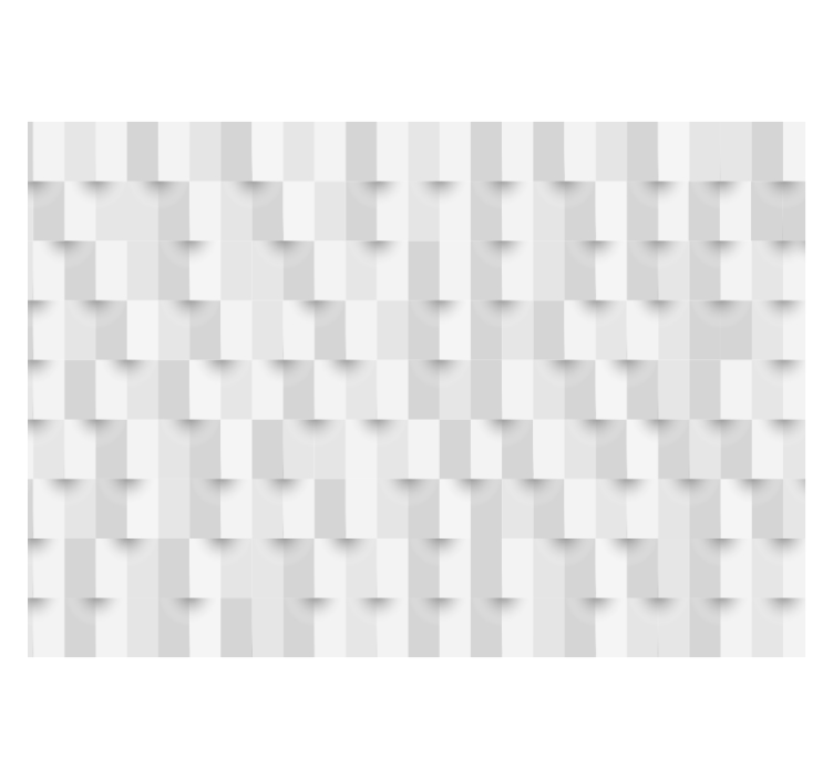 Vit rullgardin geometriskt pussel - Tenstickers