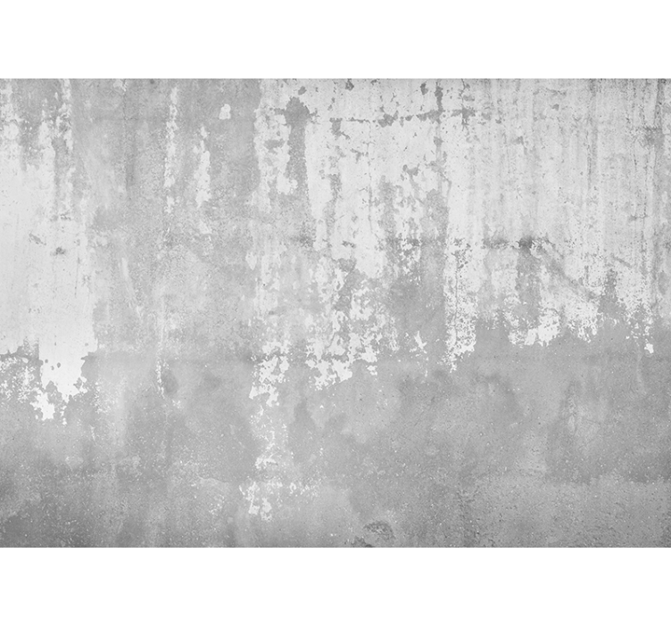 Rullgardin grå betonglook fototapet - Tenstickers