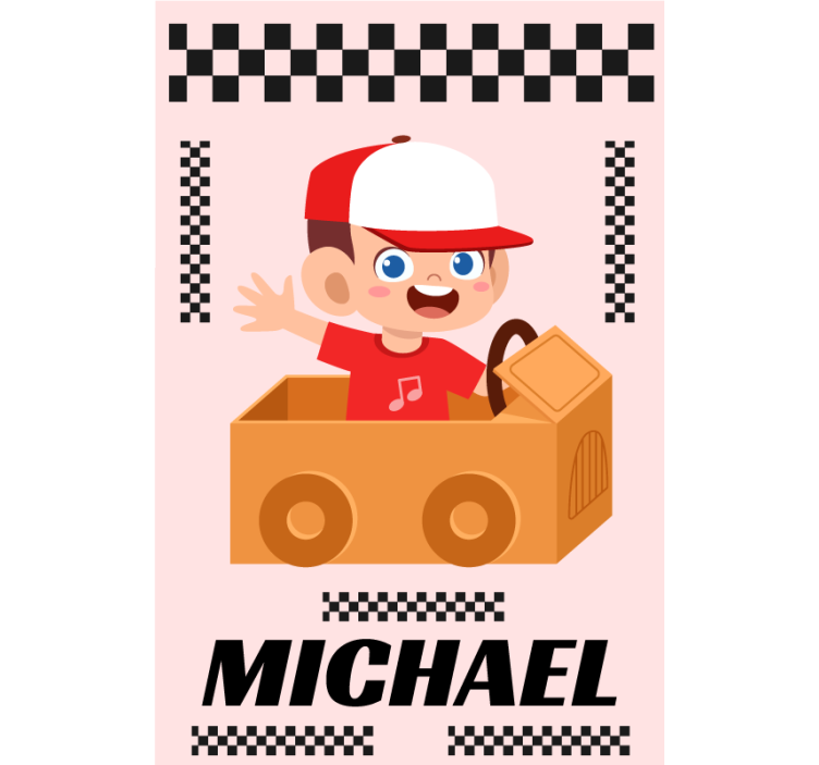 Barnförare specialtryckt fönsterskugga - Tenstickers