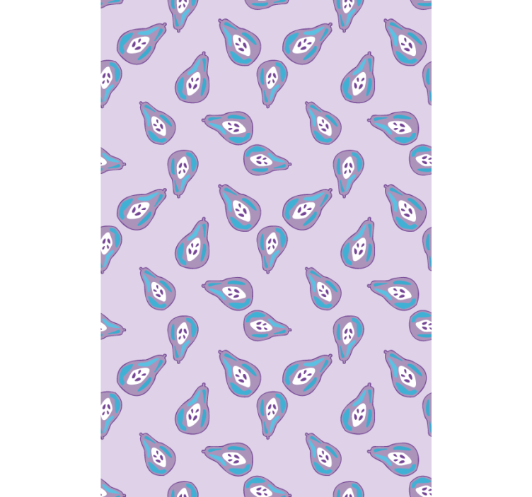 Lekfullt päronmönster Rullgardin frukt och grönsaker - Tenstickers