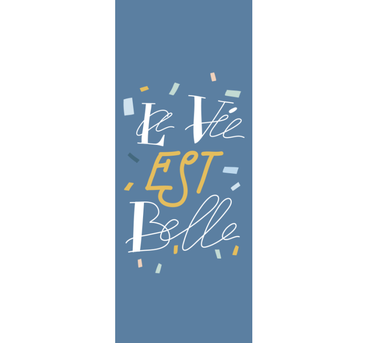 Elegant text sovrummet rullgardin - Tenstickers