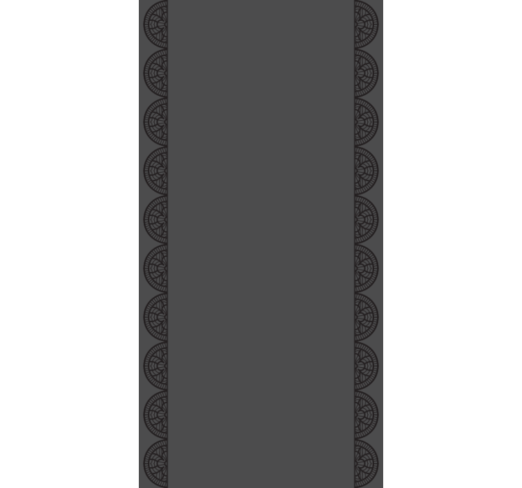 Cirkulärt geometriskt mönster Mönstrade rullgardiner - Tenstickers