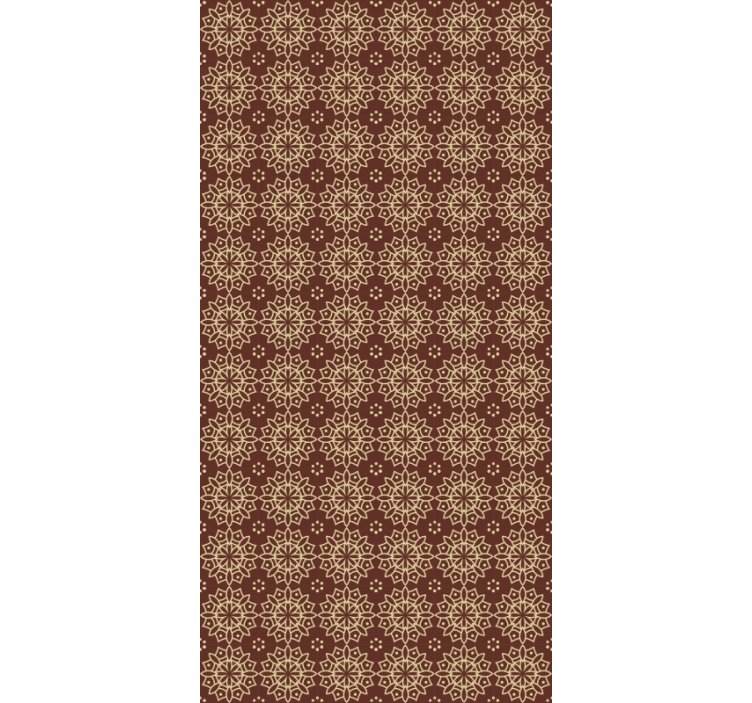 Geometrisk mönstrad nyans Mönstrade rullgardiner - Tenstickers