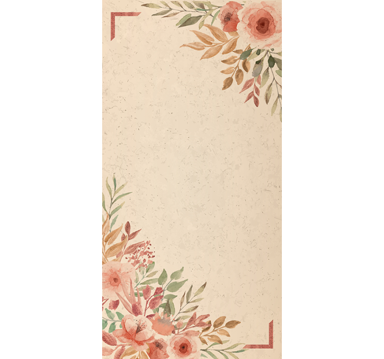 Bakgrund beige pioner blomma rullgardin - Tenstickers