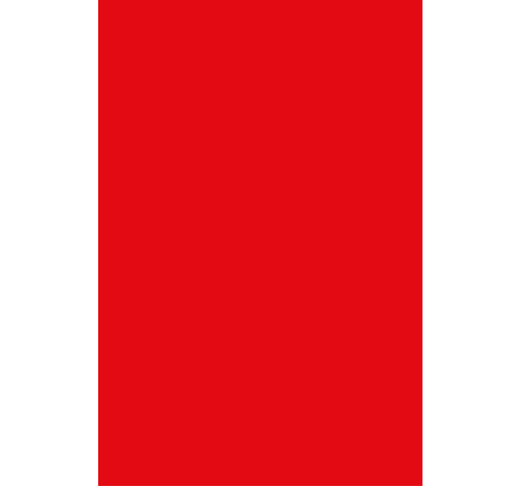 Röd färg vardagsrum rullgardin - Tenstickers