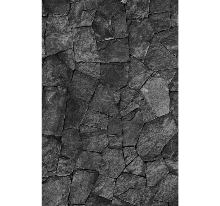 Grå rå rock master sovrum rullgardin - Tenstickers