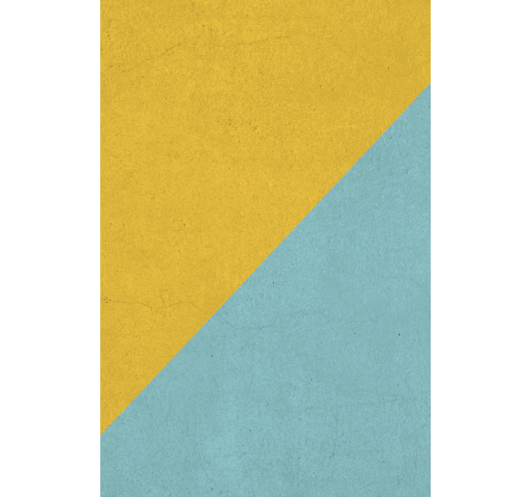 Diagonala färgblock Rullgardin kontor - Tenstickers